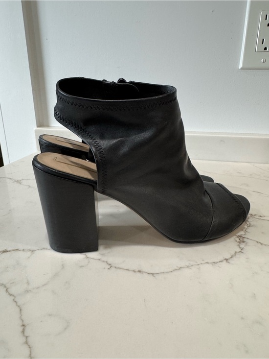 Aldo Shoes - Aldo Black Peep-Toe Block Heel Ankle Bootie